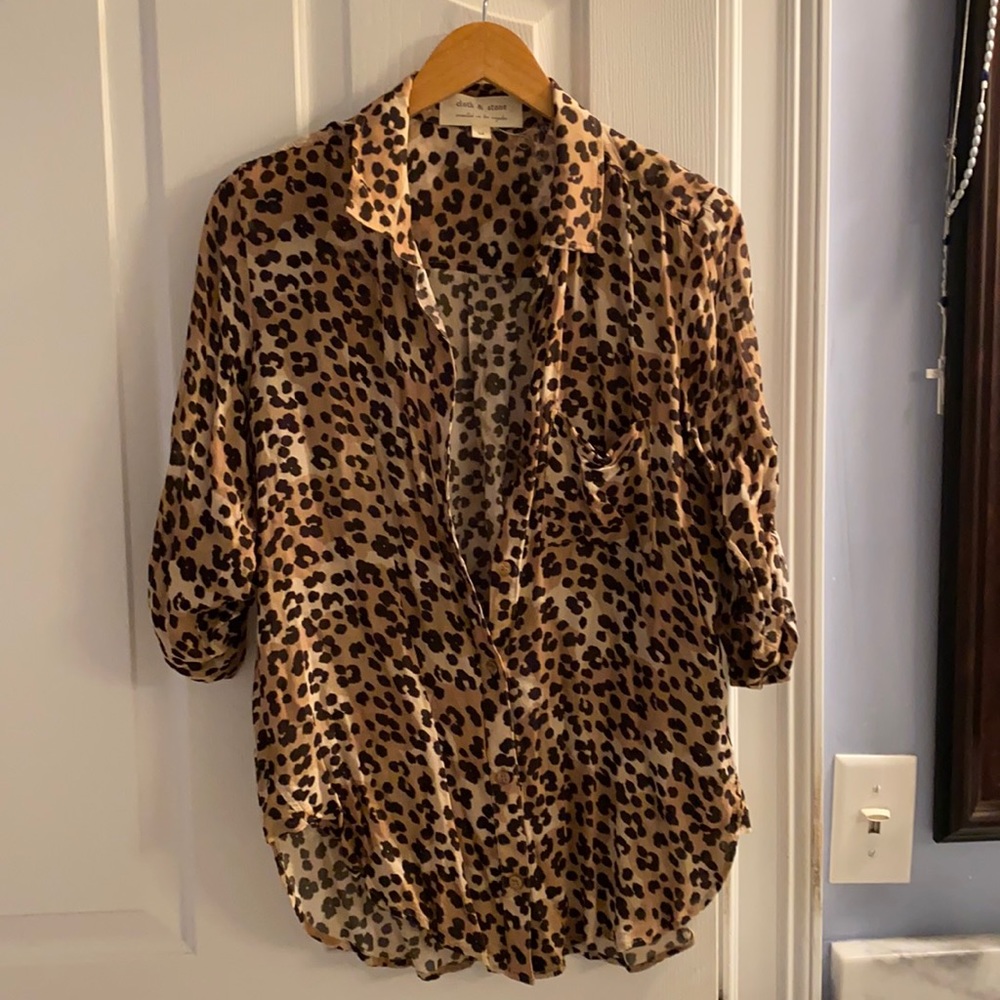 Cloth and stone button down shirt